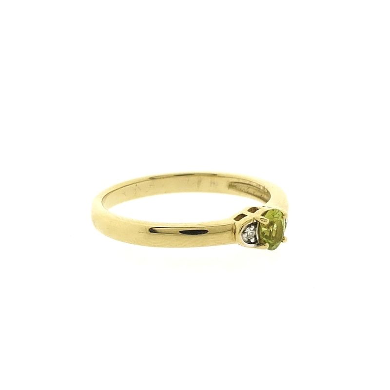 Image 6 of Gold ring with Pallavin Peridot