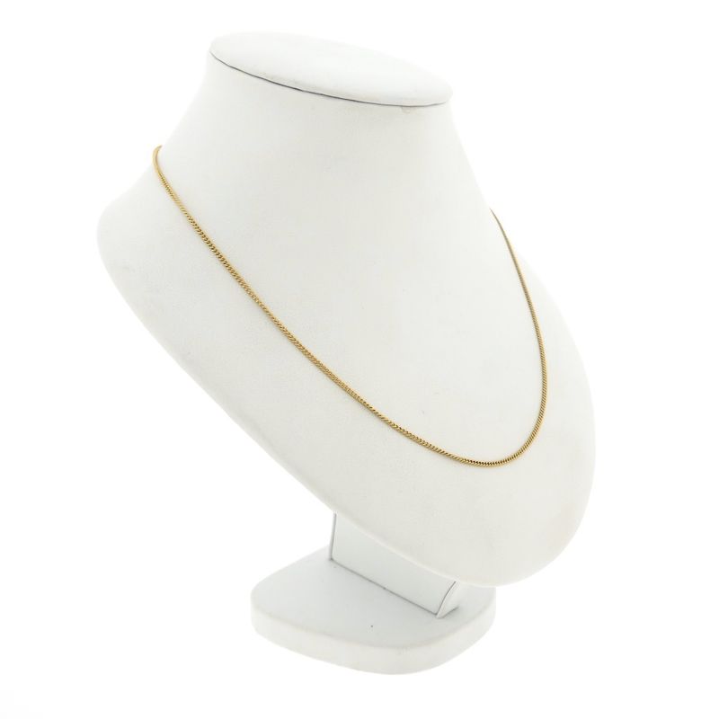 Image 6 of Gold gourmet link chain | 61 cm