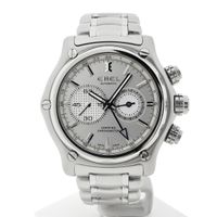 Ebel 1911 BTR Manufacture Chronograph; Automatic watch with GMT