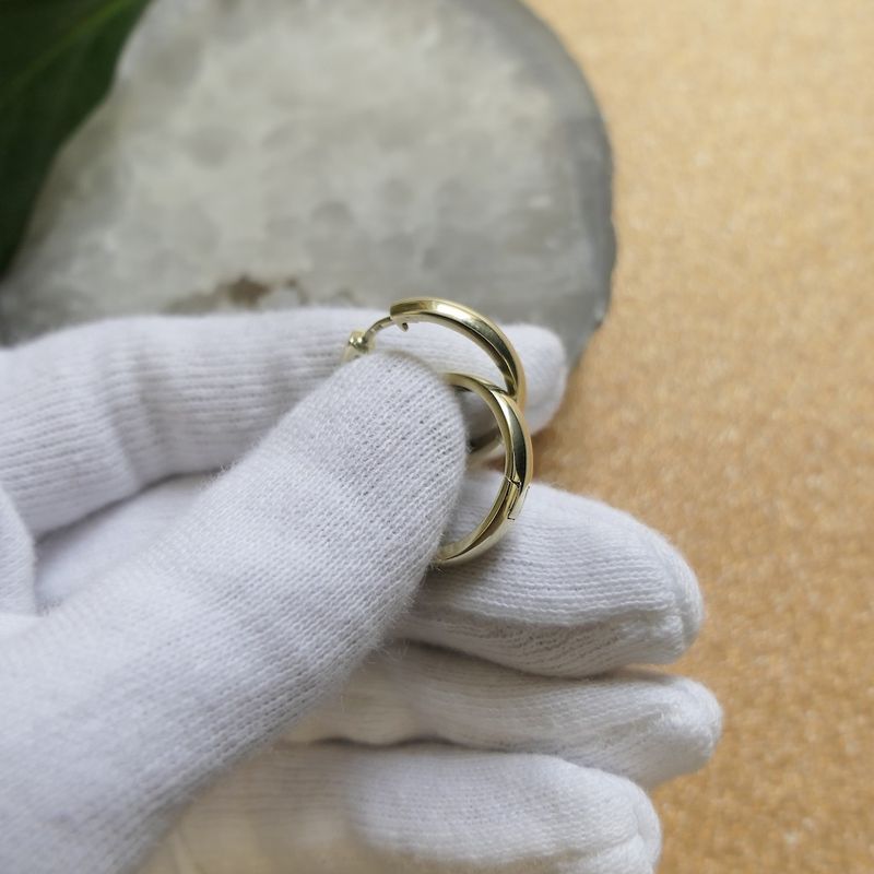 Image 6 of Gold earrings Ø 20.0 mm