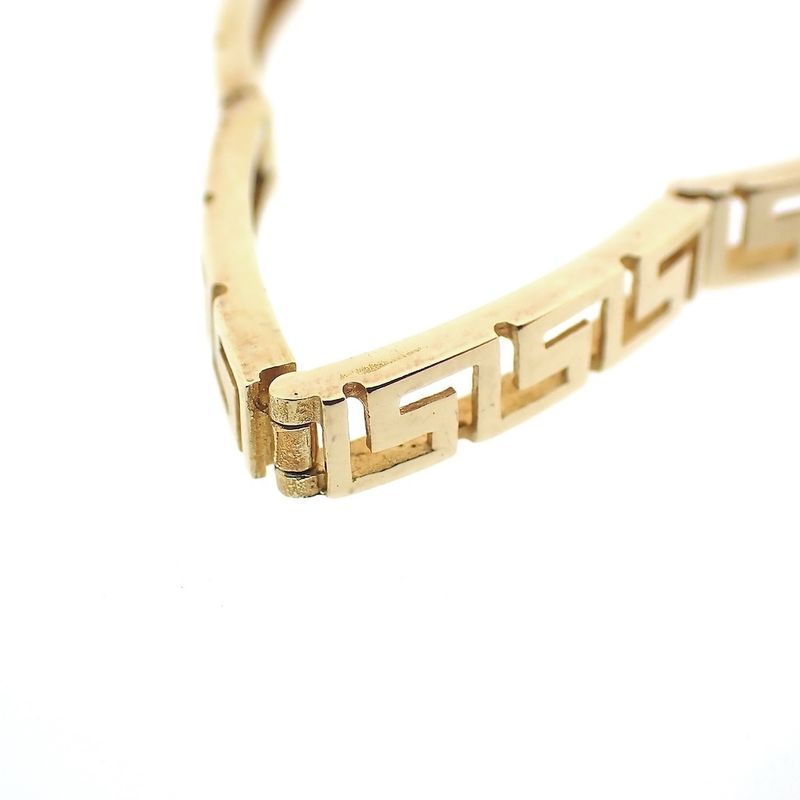 Image 6 of Meander gold fantasy link bracelet
