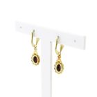 Image 4 of Gold earrings with garnet