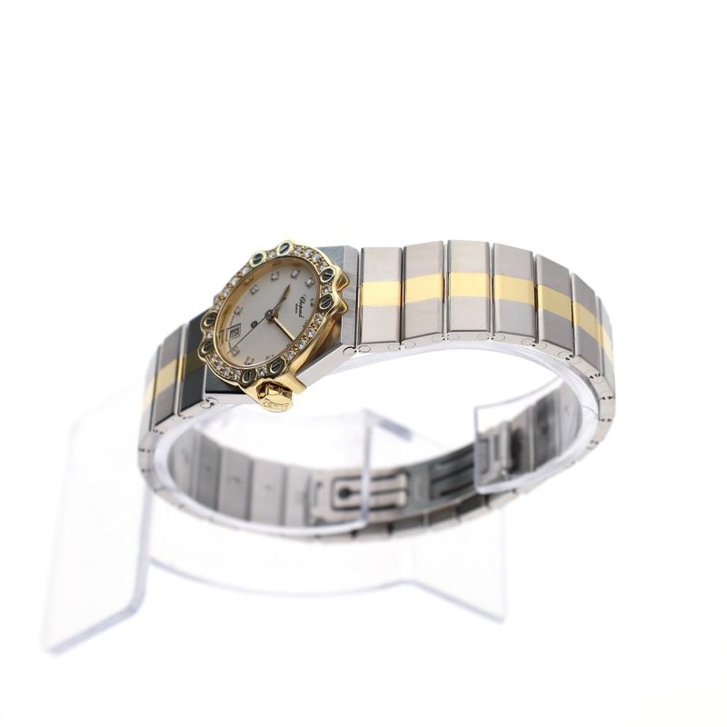 Image 6 of Chopard St. Moritz 8024; 18k Gold/Steel Women’s Watch with Diamonds