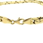 Image 5 of Gold flat Cardano link bracelet | 23 cm