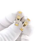 Image 10 of Cufflinks; 0.07 ct. diamond; 18k yellow gold and palladium