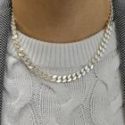 Image 9 of Silver robust gourmet link chain | 50 cm