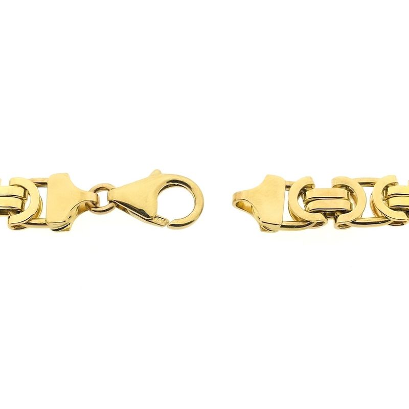 Image 7 of Exclusive long gold flat king chain | 71 cm