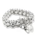 Image 7 of White gold heart pendant with diamonds | 0.36 ct.