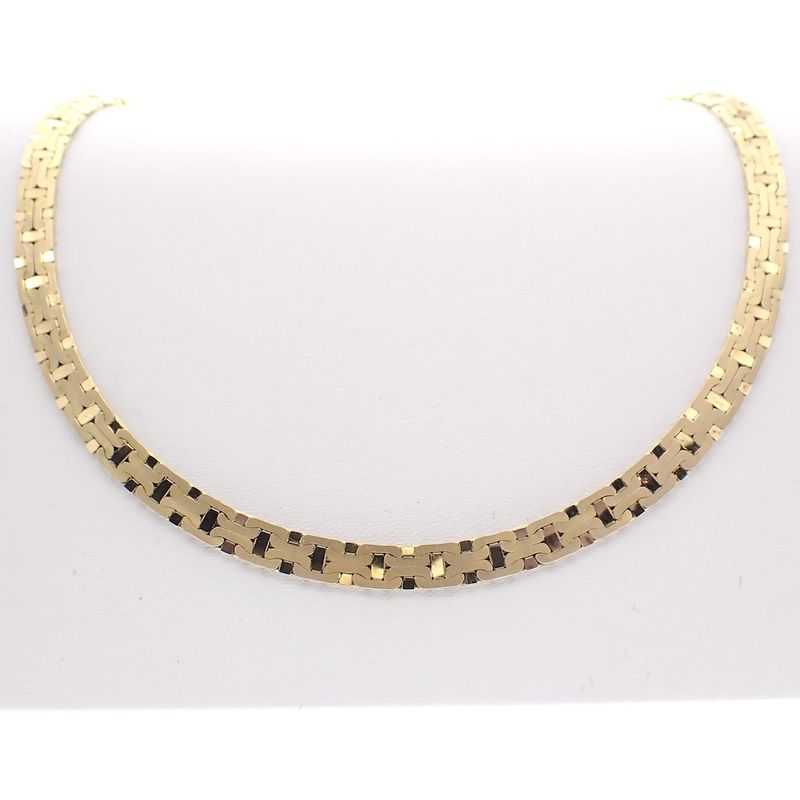 Image 1 of Gold heavy fantasy link necklace; Exclusive | 43 cm