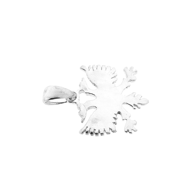 Image 5 of Silver pendant of an Albanian eagle