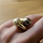 Image 7 of 8 carat ring with artificial pearls