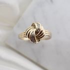 Image 9 of Golden fantasy ring with diamonds | 0.015 ct.