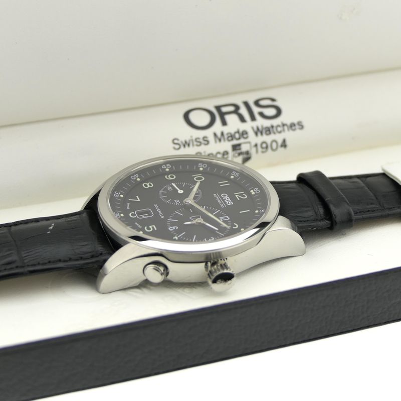 Image 14 of Oris Classic Worldtimer XXL 7513; Automatisch heren horloge met GMT