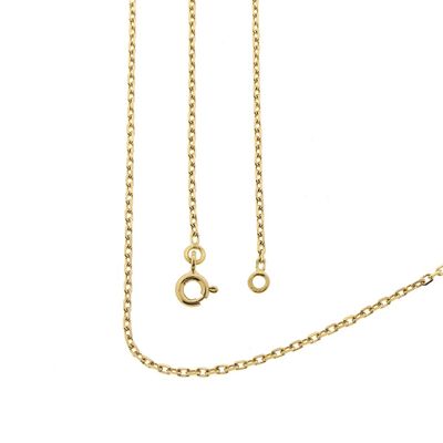 Image 1 of 18K Gold Anchor Link Chain | 50 cm