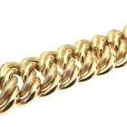 Image 7 of Gold French gourmet link bracelet