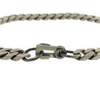 Image 2 of Silver gourmet link bracelet; Men