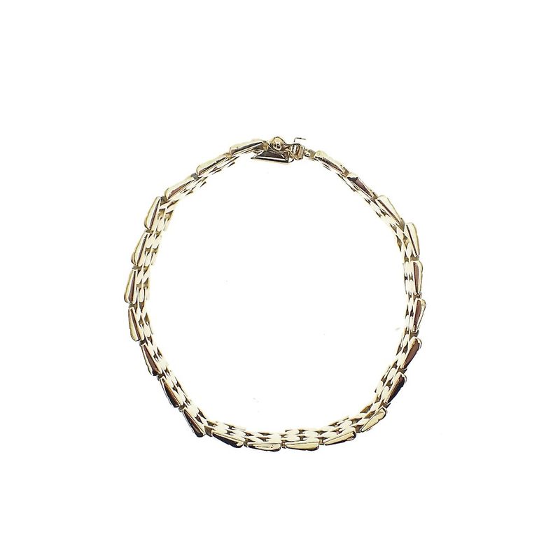 Image 3 of Vintage gold fantasy link bracelet