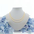 Image 2 of 18-karat gold omega necklace; fantasy design | 45 cm