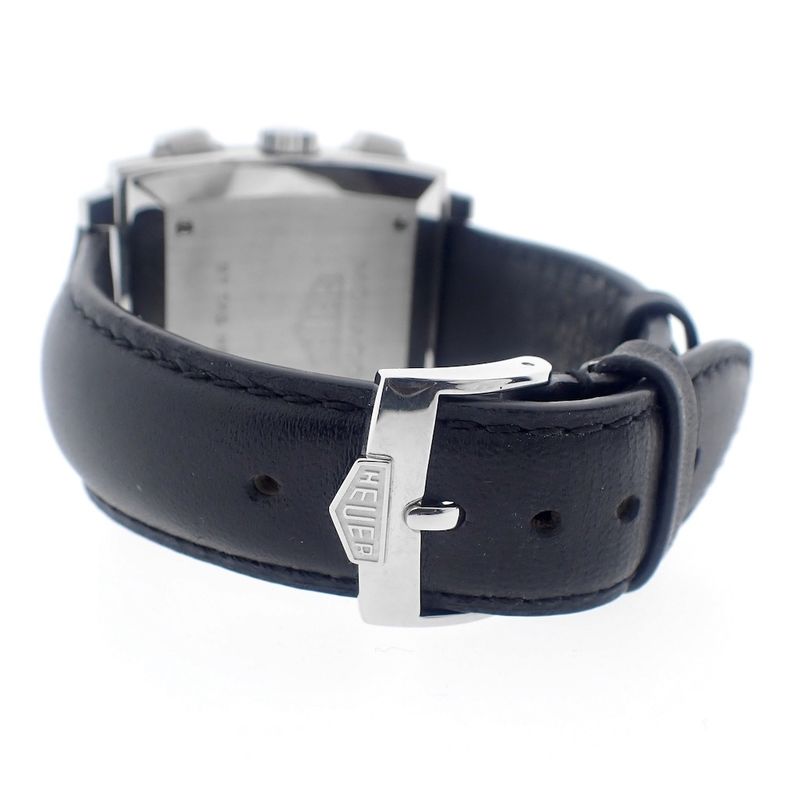 Image 12 of Heuer Monaco; Chronograph men's watch