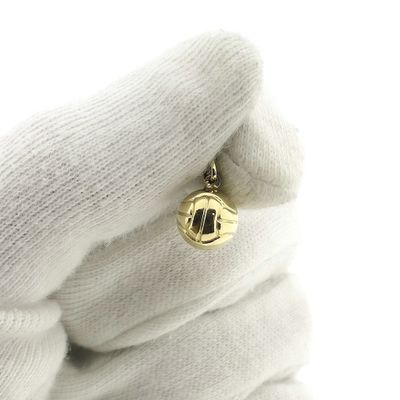 Gold pendant; Volleyball Image 2 of Gold pendant; Volleyball