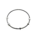 Image 6 of 18 ct. White gold Ecrou de Cartier bracelet; Cartier | Ø 67mm