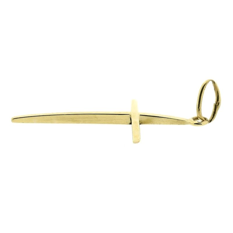 Image 5 of Gold pendant with a subtle cross