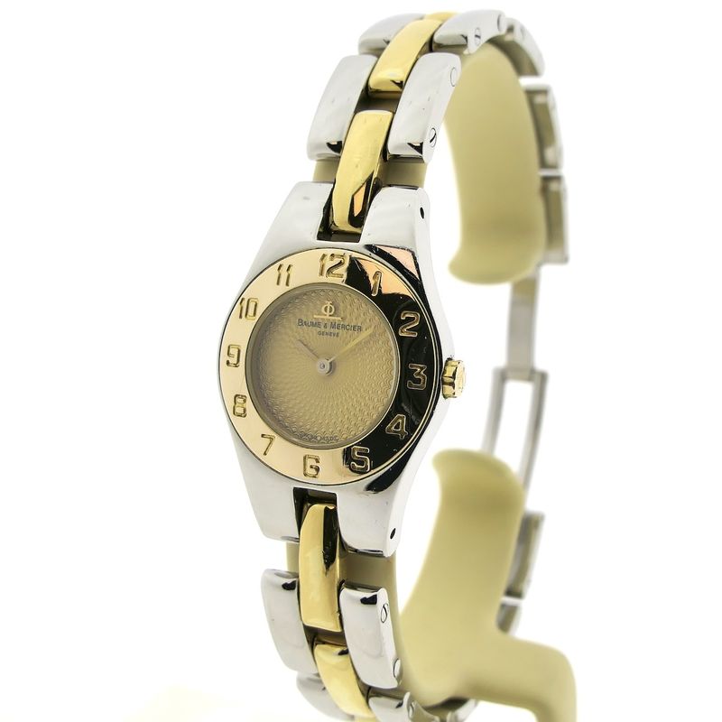 Image 3 of Baume & Mercier Linea MV045203; Bi-color ladies watch