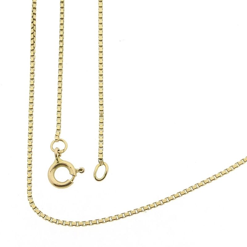 Image 1 of Golden Venetian link chain