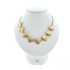 Image 1 of Fantasy link chain with Japanese Ginkgo leaves