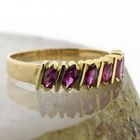 Image 3 of 18 carat gold ring with spinel