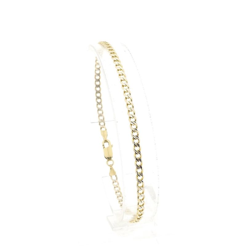 Image 1 of Gold gourmet link bracelet