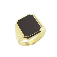 Gold signet ring with carnelian | Men