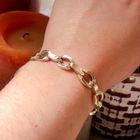 Image 8 of 8 carat link bracelet; 19.5 cm
