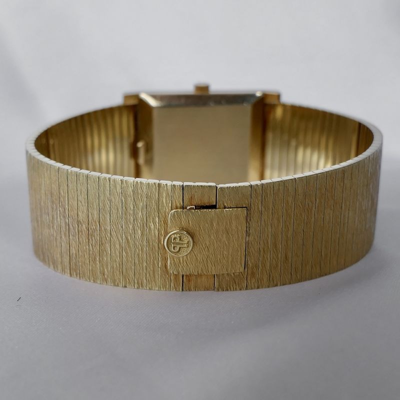 Image 14 of Patek Philippe Gondolo; 18k gold men's watch with papers from 1966