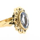 Afbeelding 8 van Gouden ring met aquamarijn