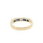Image 5 of Gold ring with diamond and sapphire | 0.30 ct.