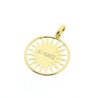 Image 5 of 18-karat gold pendant of a sun with a face | St. Moritz