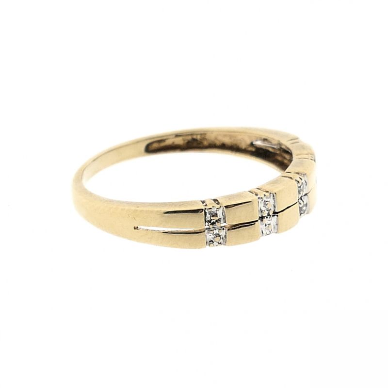 Image 6 of Gold ring with diamond | 0.01 ct.