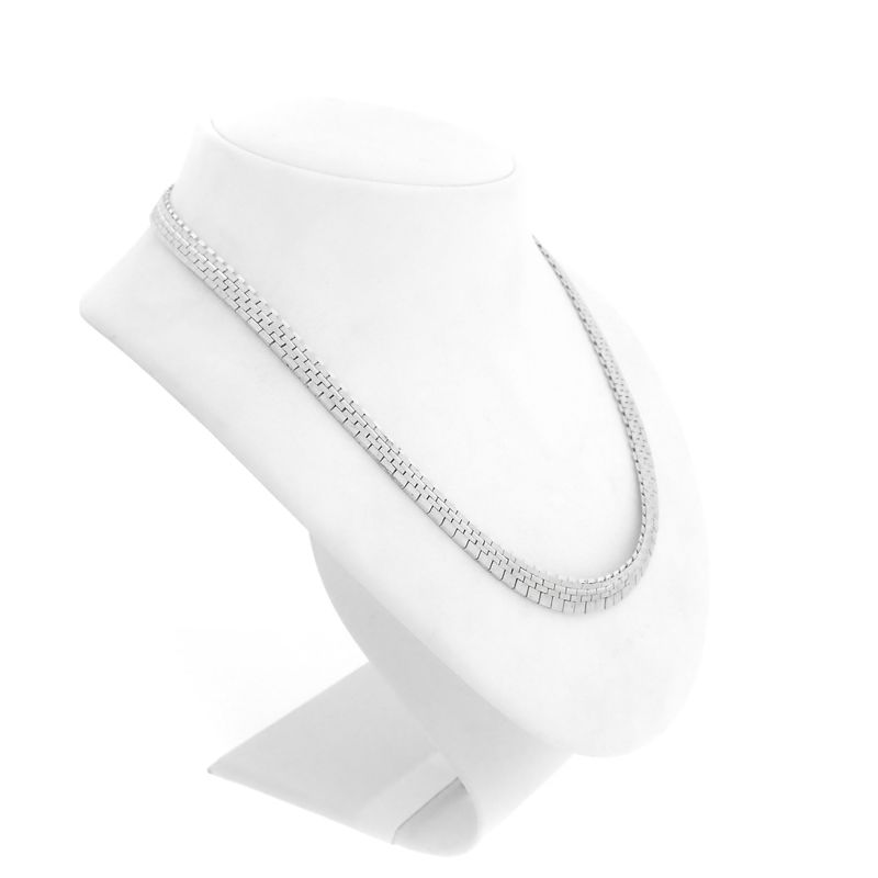 Image 3 of Silver matte fantasy necklace | 43 cm