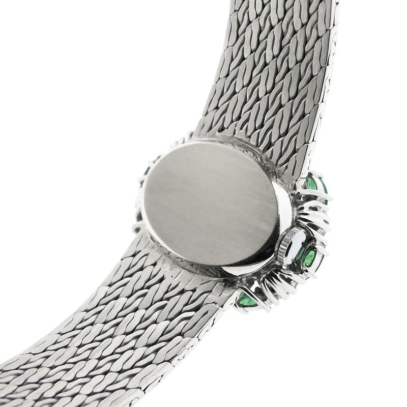 Image 19 of Juvania Geneva 'Cocktail Watch'; 18k white gold women's watch with diamonds and sapphires