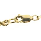 Image 8 of Gold twisted link chain with tassels and zirconia