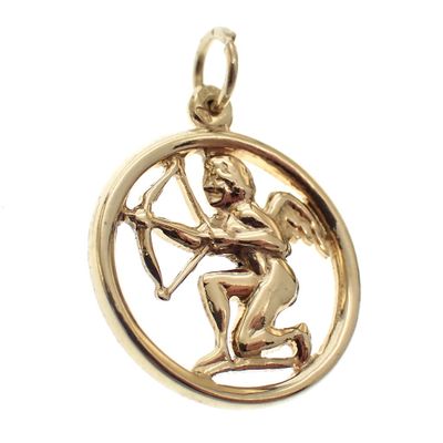 Image 2 of Gold pendant of Cupid