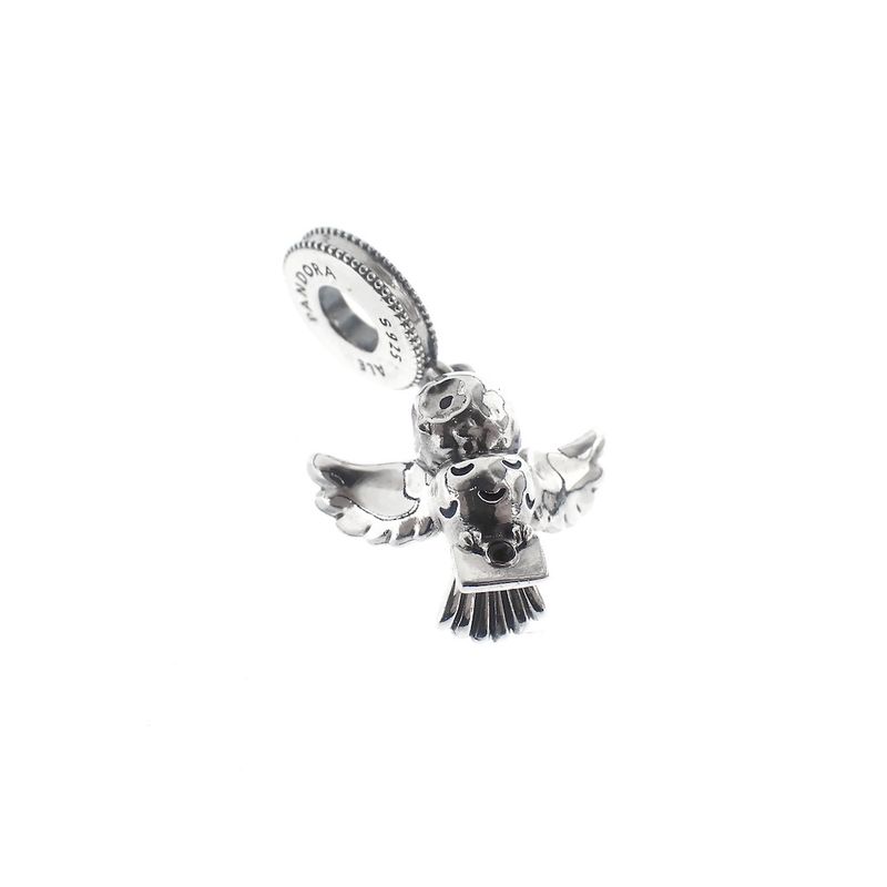 Image 3 of Pandora x Harry Potter charm pendant; Silver; Hedwig