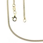 Image 1 of Gold gourmet link chain | 45 cm