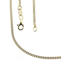 Gold gourmet link chain | 45 cm