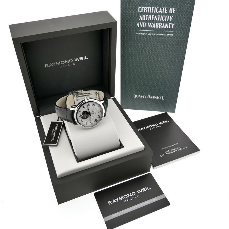 Image 4 of Raymond Weil Maestro 'Open Hearth' 2227-STC-00659; Automatic men's watch