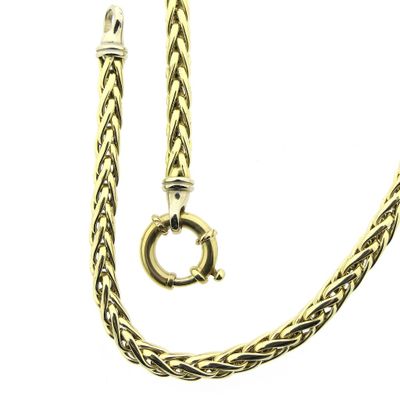 Gold necklace with foxtail link | 45 cm Image 1 of Gold necklace with foxtail link | 45 cm