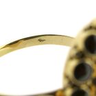 Image 6 of Gold entourage ring with garnet stones | Vintage