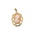 Image 1 of Vintage gold pendant with cameo