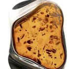 Image 4 of Silver pendant with amber